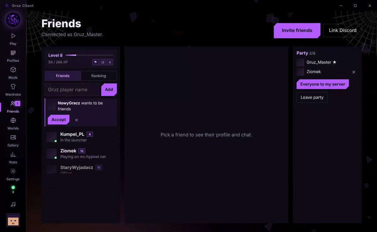 Gruz Client – Friends